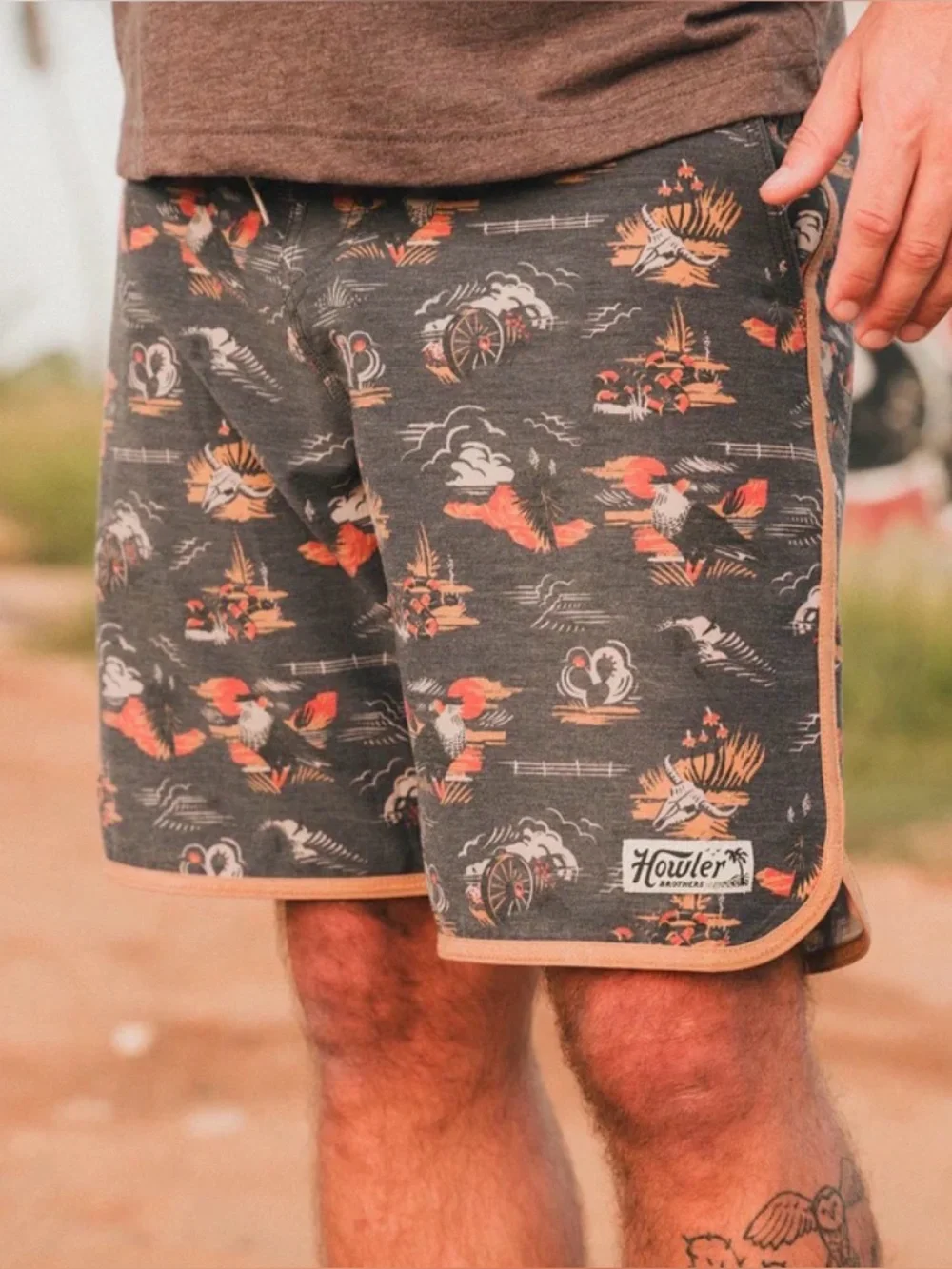 Howler Brothers Bruja Boardshorts Size 38 surfcore athleisure gorpcore skatecore